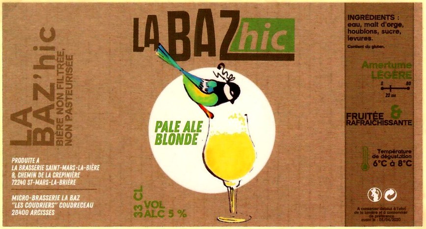 Etiquette BRASSERIE SAINT MARS LA BIERE 14