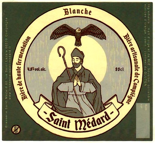 etiquette BRASSERIE SAINT MEDARD 02