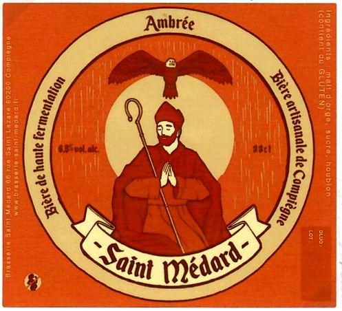 etiquette BRASSERIE SAINT MEDARD 10