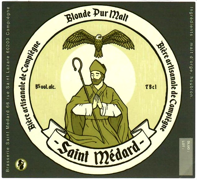 etiquette BRASSERIE SAINT MEDARD 11