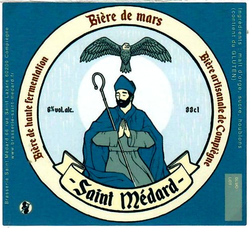 etiquette BRASSERIE SAINT MEDARD 12