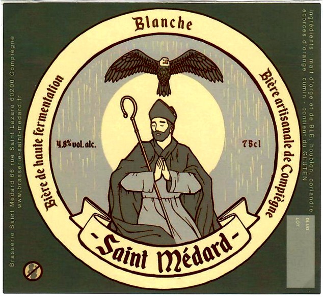 etiquette BRASSERIE SAINT MEDARD 13