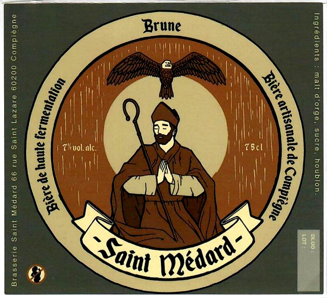 etiquette BRASSERIE SAINT MEDARD 15