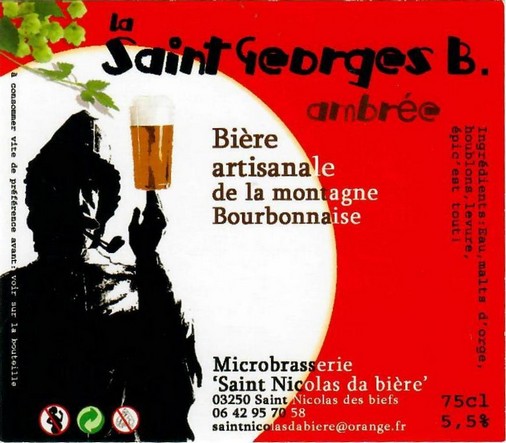 etiquette BRASSERIE SAINT NICOLAS DA BIERE 18