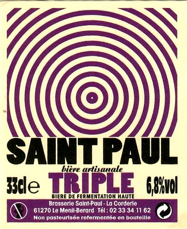 etiquette BRASSERIE SAINT PAUL 06