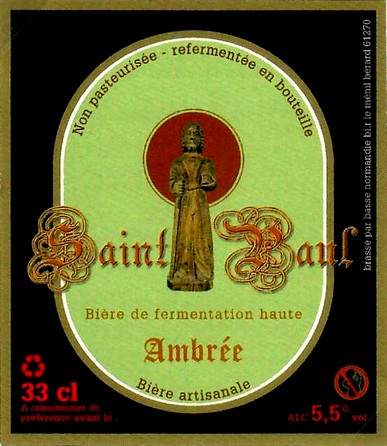 etiquette BRASSERIE SAINT PAUL 08