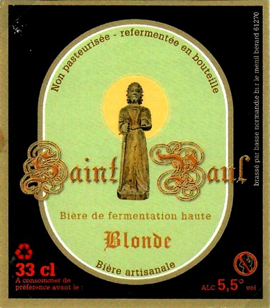 etiquette BRASSERIE SAINT PAUL 09