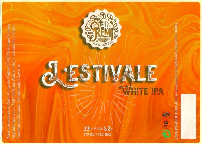 Etiquette BRASSERIE SAINTE REMI 57 05