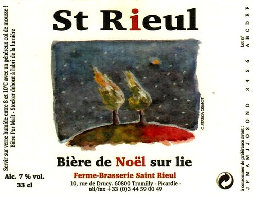 etiquette BRASSERIE SAINT-RIEUL 07