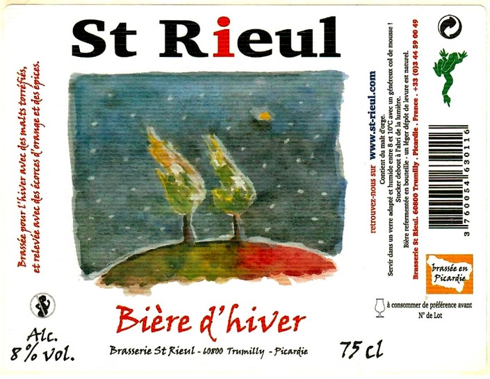 etiquette BRASSERIE SAINT-RIEUL 15