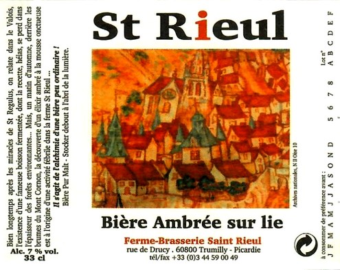 etiquette BRASSERIE SAINT-RIEUL 20