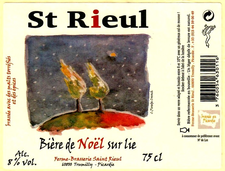 etiquette BRASSERIE SAINT-RIEUL 31