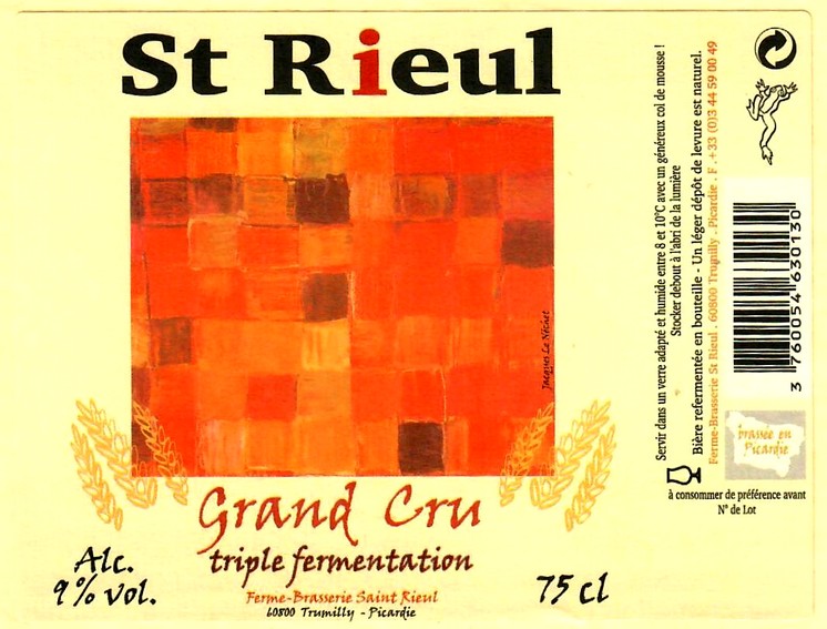 etiquette BRASSERIE SAINT-RIEUL 32