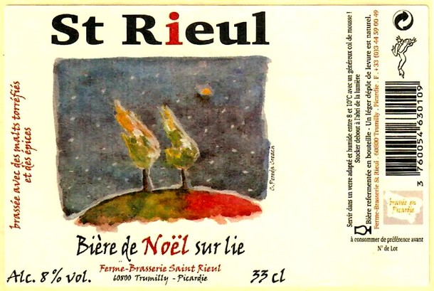 etiquette BRASSERIE SAINT-RIEUL 34