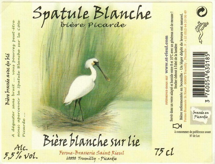 etiquette BRASSERIE SAINT-RIEUL 42