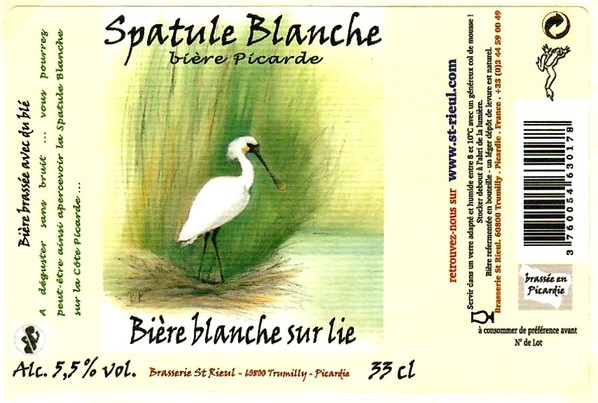 etiquette BRASSERIE SAINT-RIEUL 43