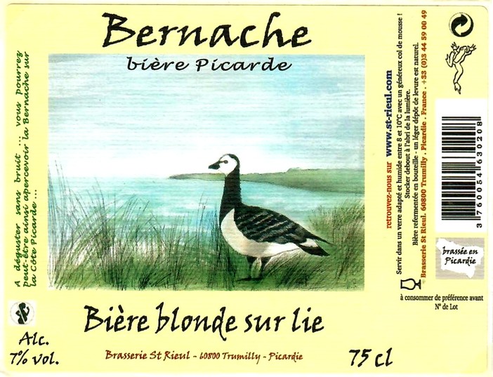 etiquette BRASSERIE SAINT-RIEUL 44