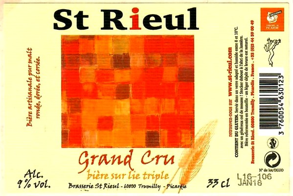 etiquette BRASSERIE SAINT-RIEUL 49