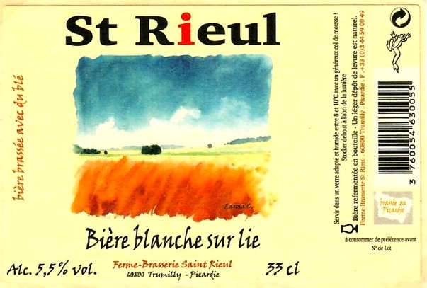 etiquette BRASSERIE SAINT-RIEUL 53