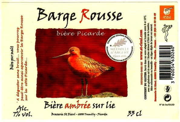 etiquette BRASSERIE SAINT-RIEUL 61