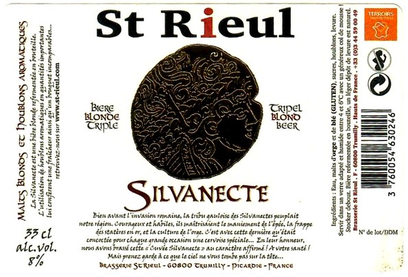 etiquette BRASSERIE SAINT RIEUL 65