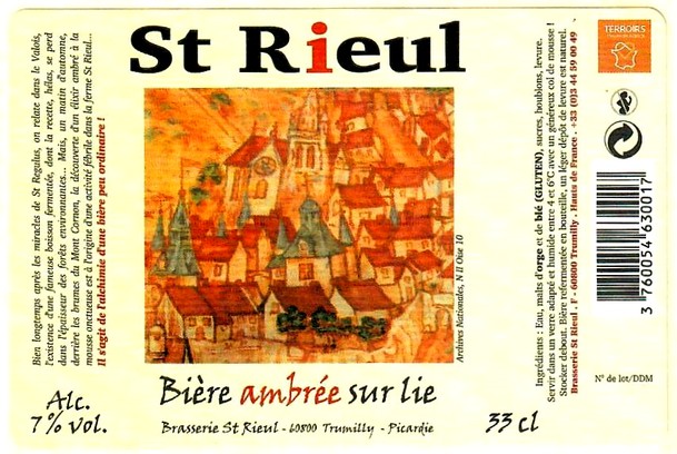 etiquette BRASSERIE SAINT RIEUL 66