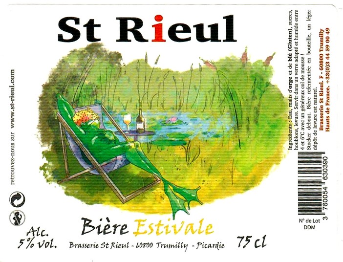 etiquette BRASSERIE SAINT RIEUL 72