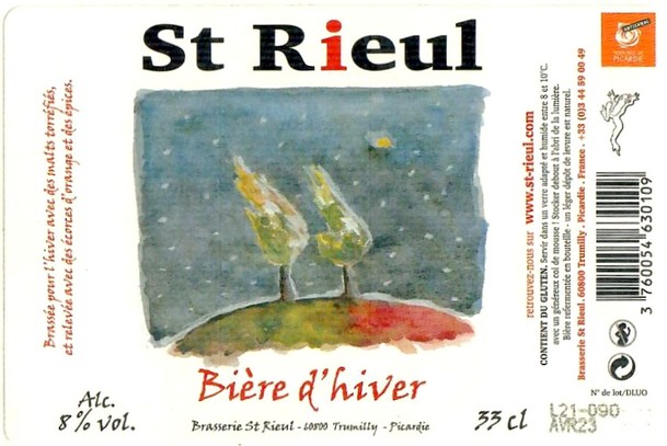 Etiquette BRASSERIE SAINT RIEUL 76