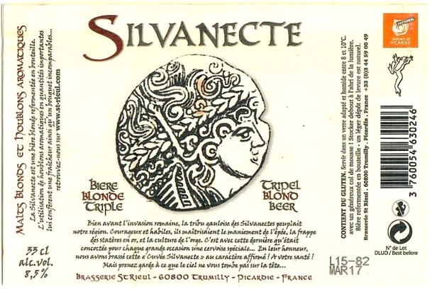 Etiquette BRASSERIE SAINT RIEUL 77