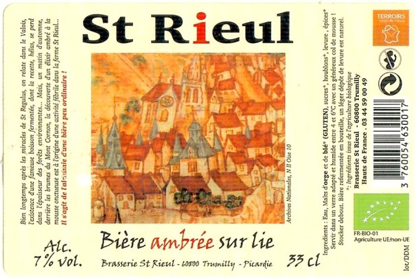 Etiquette BRASSERIE SAINT RIEUL 79