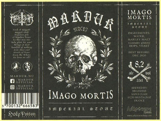 Etiquette BRASSERIE SAINT-CLAIR 47