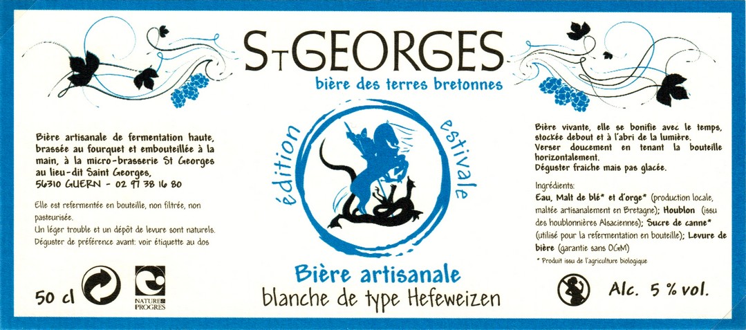 etiquette BRASSERIE SAINT-GEORGES 05