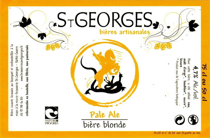 etiquette BRASSERIE SAINT-GEORGES 17