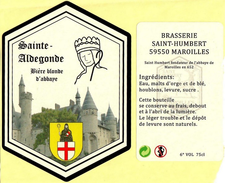 Etiquette BRASSERIE SAINT-HUBERT 05