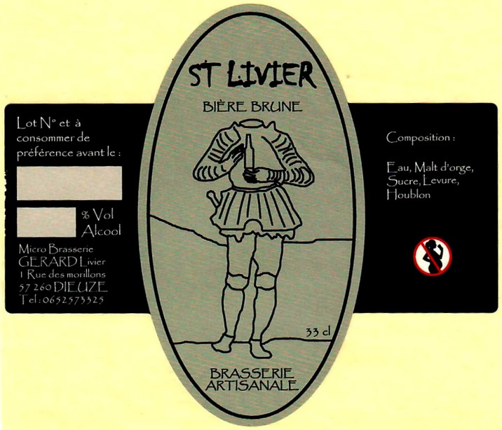 etiquette BRASSERIE SAINT-LIVIER 02