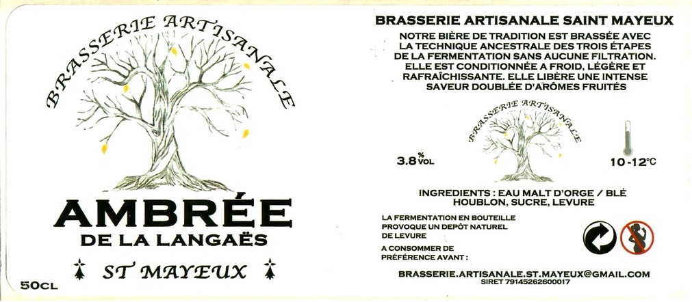 etiquette BRASSERIE SAINT-MAYEUX 02