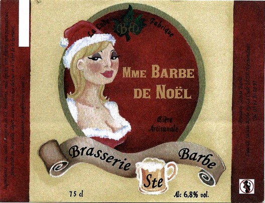 etiquette BRASSERIE SAINTE BARBE O1