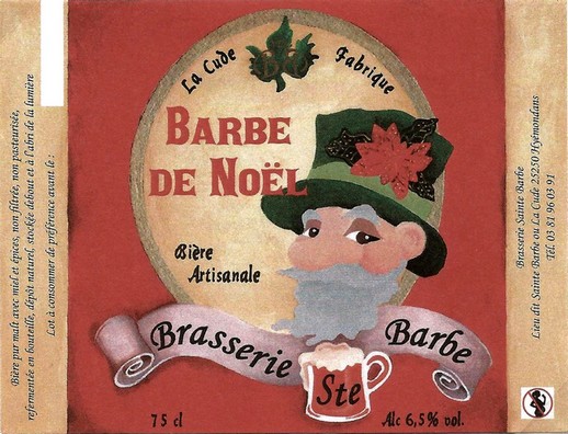 etiquette BRASSERIE SAINTE BARBE O2