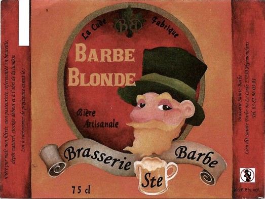 etiquette BRASSERIE SAINTE BARBE O3