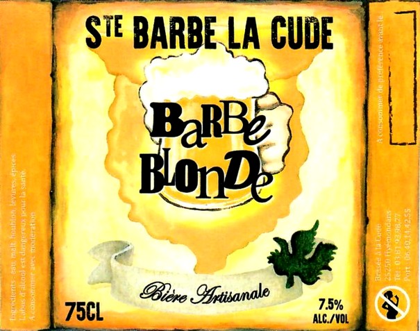 etiquette BRASSERIE SAINTE BARBE O6