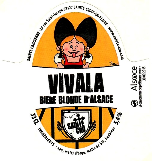 etiquette BRASSERIE SAINTE CRUCIENNE 08