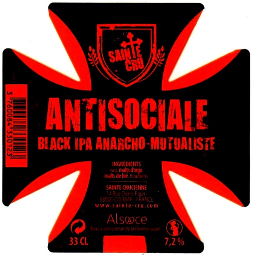 etiquette BRASSERIE SAINTE CRUCIENNE 13