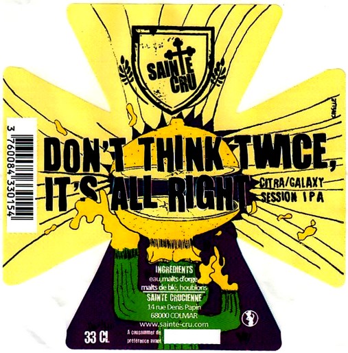 etiquette BRASSERIE SAINTE CRUCIENNE 24