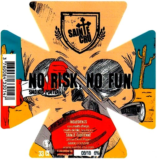 etiquette BRASSERIE SAINTE CRUCIENNE 25