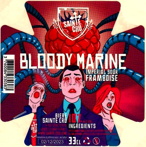 etiquette BRASSERIE SAINTE CRUCIENNE 30