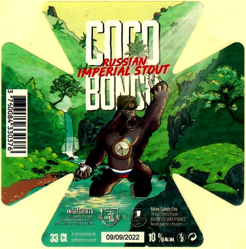 etiquette BRASSERIE SAINTE CRUCIENNE 31