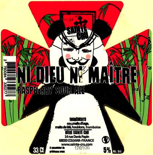 etiquette BRASSERIE SAINTE CRUCIENNE 32