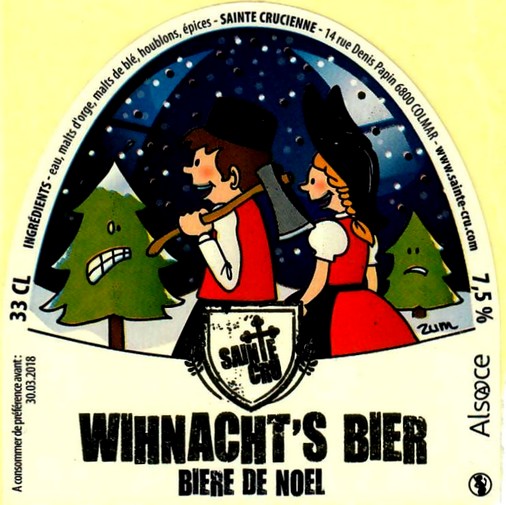 Etiquette BRASSERIE SAINTE CRUCIENNE 36