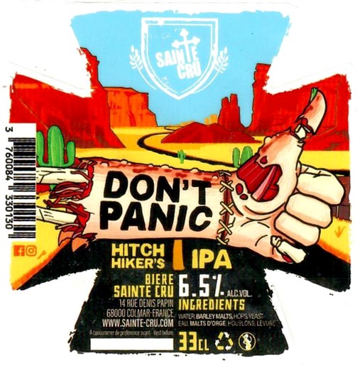 Etiquette BRASSERIE SAINTE CRUCIENNE 38