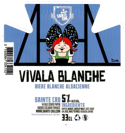 Etiquette BRASSERIE SAINTE-CRUCIENNE 51